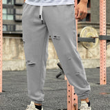 Fitness Ripped Sweat-wicking Jogger Pants