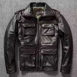 Pure Top Layer Soft Cowhide Real Leather Clothes