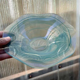 Glass Fruit Bowl Salad Plate