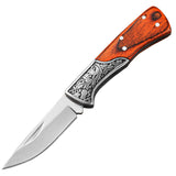 Outdoor Tibetan-Print Stainless Steel Fruit Knife For Home Use