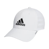 adidas Mens Gameday Structured Stretch Fit Hat Discontinued White/Black Large-X-Large