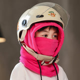 Thickened All-in-one Hat Scarf And Mask With Ear Protectionkeeps You Warm And Blocks The Wind