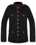 Mens Military Gothic Jacket Coat