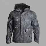 Men's Outdoor Tactical Camouflage Padded Windproof Hardshell Jacket
