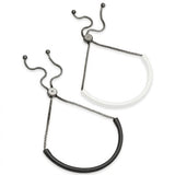 Inc Black-Tone 2-Pc. Set Enamel Tube Bolo Bracelets