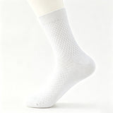 Casual Soft And Breathable Black Long Socksversatile For All Seasons