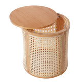 Rubber Solid Wood Side Table