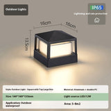 Outdoor Aluminum Wall Pillar Lamp