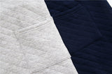 New Autumn Winter Mens Japanese-Style Pure Cotton Air-Layer Loungewear Set