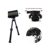 Outdoor Tactical Tripod Foldable V8 Tripod Retractable