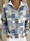 Womens Half Zip Pullover Hoodie Top
