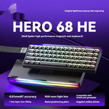 Magnetic Axis Keyboard Manufacturing Machinery Wired RGB Lamp Effect Home Office