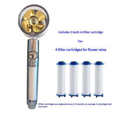 Small Waist Boost Shower Head Super-Strong Pressurized Turbo-Boost Shower Set