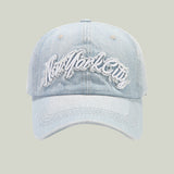 Men's And Women's Matching Embroidered Lettered Edge Decorative Fashion Trend Baseball Cap - Suitable For All Seasons, Great For Travel, Makes Your Face Look Smaller