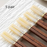 Chicken-wing Wood And Red Sandalwood Premium Natural Solid-wood Chopsticks