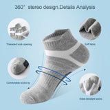 Short Cotton Socks Sweat-absorbent And Odor-resistant Mens Running Sport Socks