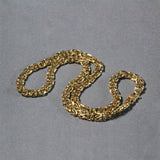 14k Yellow Gold Byzantine Motif Chain Necklace