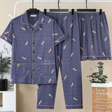 Men's Summer Short-sleeve Pants For Spring And Autumn