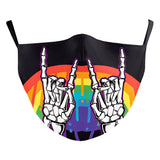 Milk Silk Double-layer Halloween Digital Printing Mask