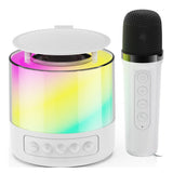 KP-K04 Best-Selling Portable Bluetooth Karaoke Speaker Wireless Microphone Set With Lights Suitable For Outdoors Kids And Home Use In Stock