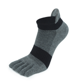 Ear-lifting five-finger socks-Orange-Size L-Cotton-1 pair