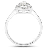 14K White Gold 0.70 Carat Genuine White Diamond Ring
