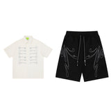 American-style Retro Loose-fit Short-sleeve T-shirt For Spring And Summer