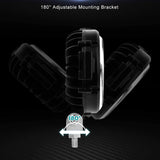 7-inch Circular Car Headlights With LDE Guard Bars