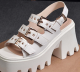 2019 Women's Retro Open-Toe Wedge Sandals (Comfort)