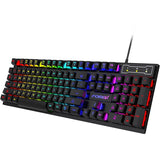 Household Portable 104 Key Back Light Keyboard For Gamers Mouse