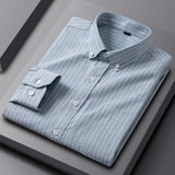 Men's Cotton Long Sleeve Oxford Woven Shirts
