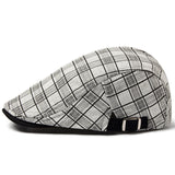Mens Lightweight Summer Plaid Beret