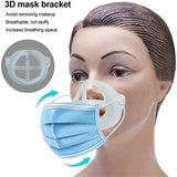 3D Face Mask Bracket Mouth Separate Inner Stand Holder Breathing Space Frame