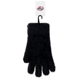 Eklips Black Feathered Exfoliating Glove for Smooth Skin