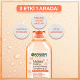 Garnier Micellar Cleansing Water - 3-in-1 Makeup Removal & Gentle Exfoliation for Smoother Skin
