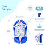 Sevi Bebe Baby Bath Mat - Adjustable, Anti-Bacterial, and Durable for Safe Bathing Experience