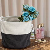 Coco Clementine Handwoven Jute Basket - Eco-Friendly, Multi-Purpose Storage Solution for Home Decor