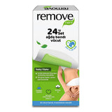 Remove Care Wax Strips for Body Hair Removal - Easy, Dermatologically Tested, 24-Piece Set for Arms and Legs
