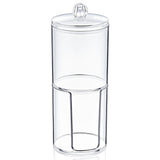 Eklips Cotton Storage Container - Compact Polystyrene Makeup Remover Disk Organizer for Beauty Enthusiasts