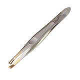 Nascita Flat Tip Tweezers for Precise Brow Shaping