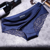 Silky Smooth Invisible Hipster Bikini Underwear for Women Frozen Silk Seamless Panties with Silky Tactile Touch