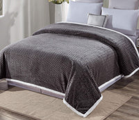 Decor&More Home Essentials Braided Sherpa Blanket