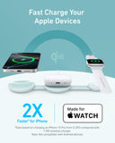 Anker MagGo Wireless Charging Station (3-in-1, Foldable Pad)