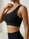 Summer Solid Color One Shoulder Strap Women Bra Thin Cup Wireless Push Up Bralette Comfort No Lining Daily Wear
