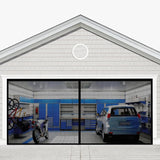Hands Free Magnetic Garage Door Screen With Quick Close Magnets