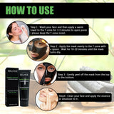 Eelhoe Bamboo Charcoal Blackhead Remover Face Mask Deep Cleansing Pores Shrink Nourishing Acne Treatment Face Peel Off Mask