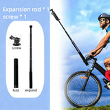 Carbon Fiber Selfie Stick for Insta360 X3 / ONE X2 / RS Aluminum Alloy Selfie Stick for GoPro Hero 11 10 9 8 DJI OSMO Action