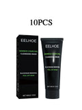 Eelhoe Bamboo Charcoal Blackhead Remover Face Mask Deep Cleansing Pores Shrink Nourishing Acne Treatment Face Peel Off Mask