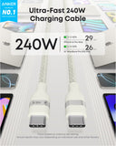 Anker Laptop Power Bank (25K, 165W, Built-In and Retractable Cables)