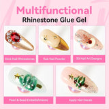 Makartt Nail Rhinestone Glue Gel With Brush Pen Tip Adhesive